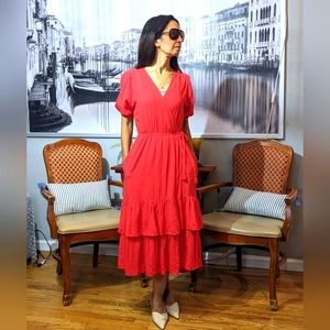 Knox Rose Midi Wrap Dress